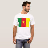 Cameroon-Flaggen-T - Shirt (Vorne ganz)