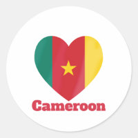 Cameroon Herzenflagge