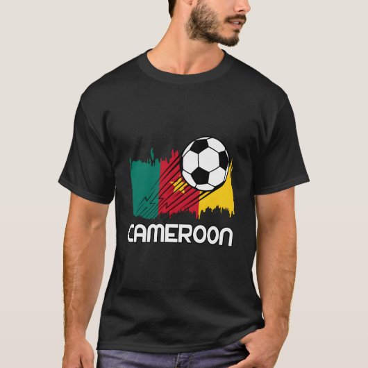 Cameroon Soccer Fan T-Shirt (Vorderseite)