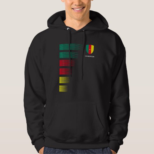 Cameroon Soccer Jersey Hoodie (Vorderseite)