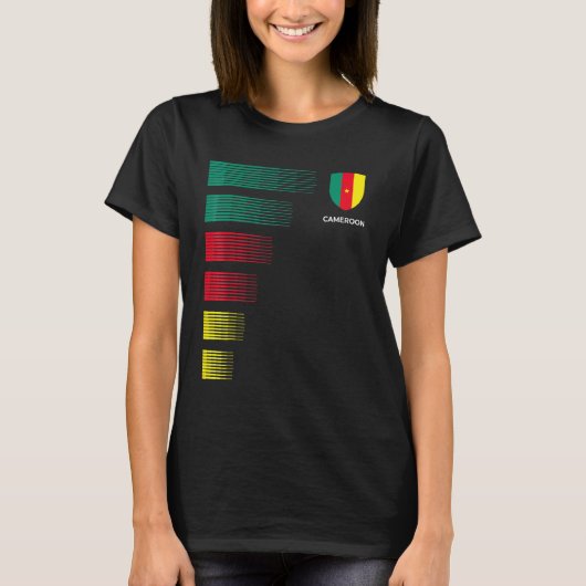 Cameroon Soccer Jersey T-Shirt (Vorderseite)