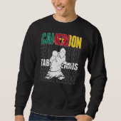 Cameroon Table Tennis Support Cameroonian Ping P Sweatshirt (Vorderseite)