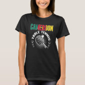 Cameroon Table Tennis Support Cameroonian Ping T-Shirt (Vorderseite)