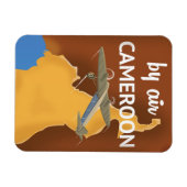 Cameroon Vintage Travel Poster Magnet (Horizontal)