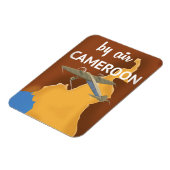 Cameroon Vintage Travel Poster Magnet (Linke Seite)