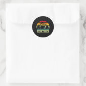 Camg Papa Bear Camper Runder Aufkleber (Tasche)