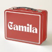 Camila Metall Brotdose (Rückseite)