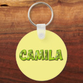 Camila Name Kiwi Design Schlüsselanhänger (Vorderseite)