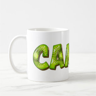 Camila Name Kiwi Style Tasse Teetasse Kaffeetasse
