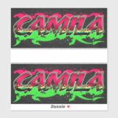 Camila Vorname Name Graffiti Aufkleber Sticker (Blatt)