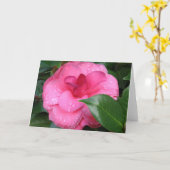 Camilia Anmerkungs-Karte Karte (Gelbe Blume)