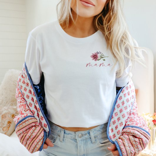 CAMILLA Boho Wildblume Mama Birthday T-Shirt