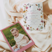 CAMILLA Butterfly Wildblume Girl Einladung