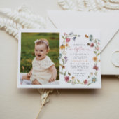 CAMILLA Butterfly Wildblume Girl Einladung