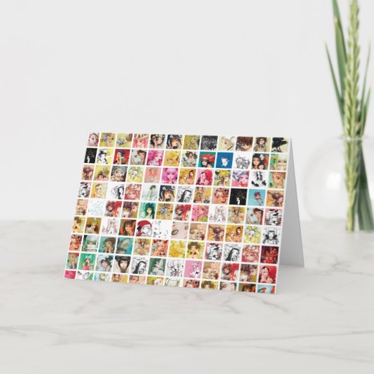 Camilla d'Errico Gitter-Gruß-Karte Karte (Vorderseite)