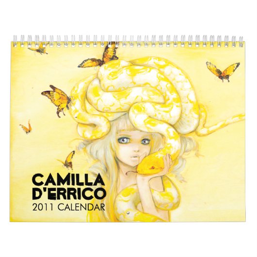 Camilla d'Errico Kalender 2011 (Titelbild)