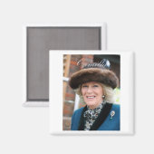 Camilla Duchess von Cornwall Magnet (Vorderseite/Rückseite)