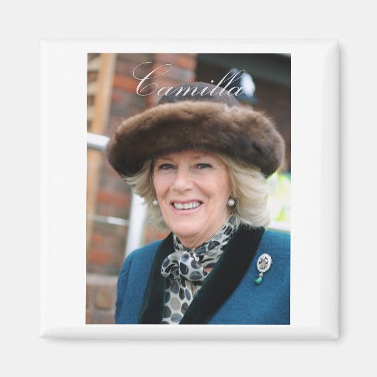 Camilla Duchess von Cornwall Magnet (Vorne)