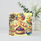 CAMILLA ~ Geburtstagskarte ~ Sweet Girl ~ (Stehend Vorderseite)