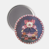 Camilla Kitty Magnet (Vorderseite/Rückseite)
