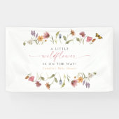 CAMILLA Kleine Wildblume auf dem Weg Babydusche Banner (Horizontal)