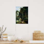 Camille Corot Diana und Actaeon Poster (Küche)