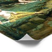 Camille Corot Diana und Actaeon Poster (Ecke)