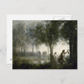 Camille Corot - Orpheus Leading Eurydice Postkarte (Vorne/Hinten)
