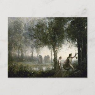 Camille Corot Die Dichtkunst Kunstpostkarte 