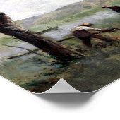 Camille Corot Souvenir of Coubron Poster (Ecke)