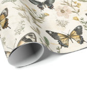 Camille - Dark Academia Geschenkpapier (Rolleneckpunkt)