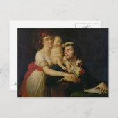 Camille Desmolins Ehefrau Lucile und ihre Postkarte (Vorne/Hinten)