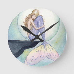 Camille Grimshaw At Rest Clock Runde Wanduhr