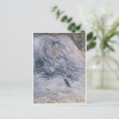 Camille Monet auf ihrem Sterbebett (1879) Postkarte (Stehend Vorderseite)
