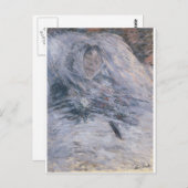 Camille Monet auf ihrem Sterbebett (1879) Postkarte (Vorne/Hinten)