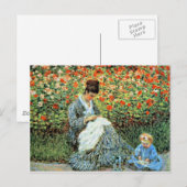 Camille Monet & Child Mother Day Postkarte (Vorne/Hinten)