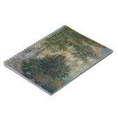 Camille Monet im Garten Argenteuil Notizblock (Linke Seite)