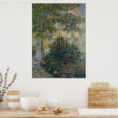 Camille Monet im Garten Argenteuil Poster (Küche)