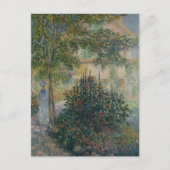 Camille Monet im Garten Argenteuil Postkarte (Vorderseite)