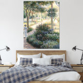 Camille Monet im Garten in Argentinien Leinwanddruck (Insitu (Schlafzimmer))