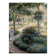 Camille Monet im Garten in Argentinien
