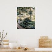 Camille Monet im Garten in Argentinien Poster (Küche)