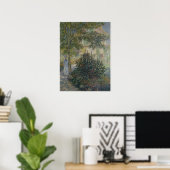 Camille Monet im Garten Poster (Heimbüro)