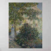 Camille Monet im Garten Poster (Vorne)