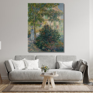 Camille Monet im Garten von Argenteuil Leinwanddruck