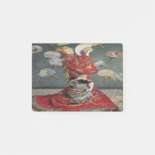 Camille Monet in japanischem Kostüm von Claude Mo Post-it Klebezettel