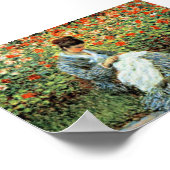 Camille Monet & Kind Monet Muttertag Poster (Ecke)