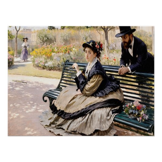 Camille Monet on the Garden Poster (Vorderseite)