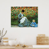 Camille Monet und Child Poster (Küche)