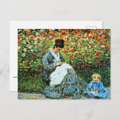 Camille Monet und Child Postkarte (Vorne/Hinten)
